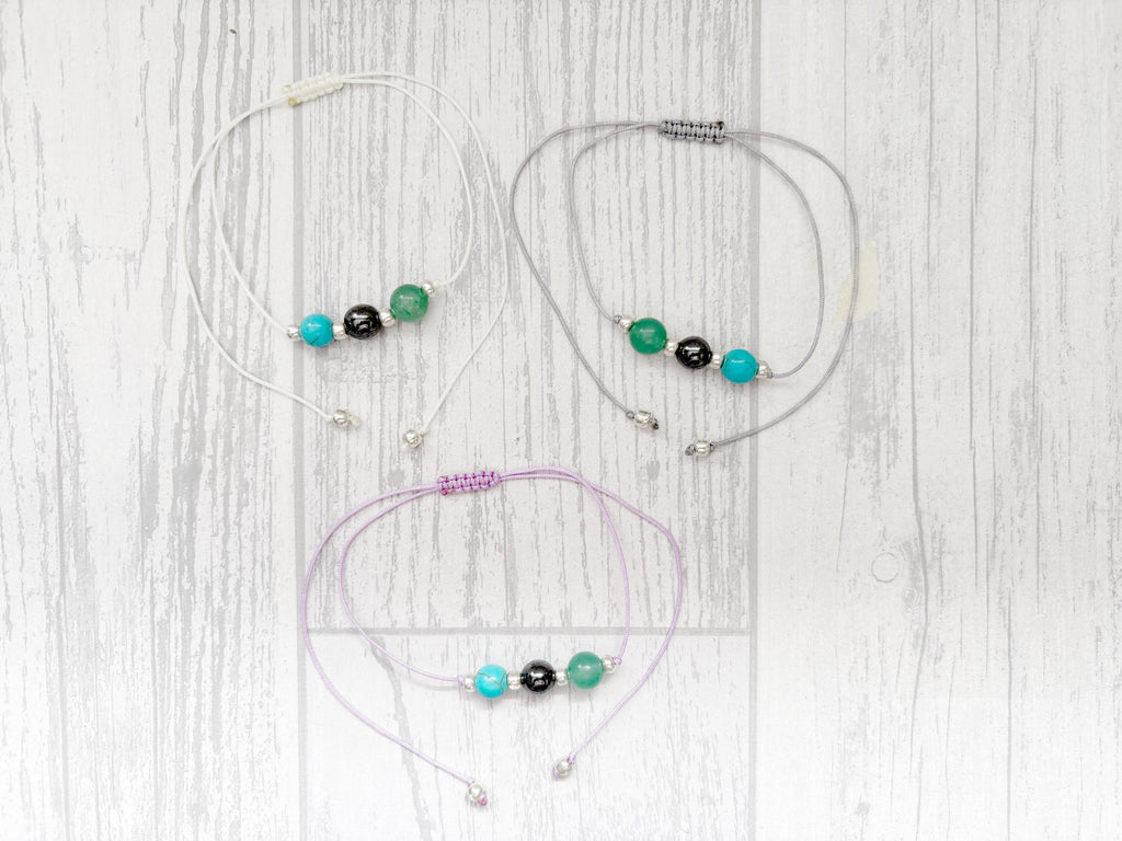 Safe Travels Crystal Bracelet | Adjustable Gemstone Travel Gift