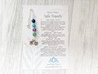 Safe Travels Tractor Mirror Charm | Crystal Rear View Charm Gift