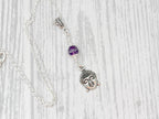 Sacred Spirit | Crystal Buddha Necklace | Silver Spiritual Gemstone Pendant