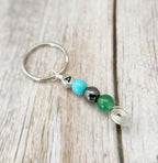 Personalised Safe Travels Crystal Keychain | Good Luck Travelling Companion Gift