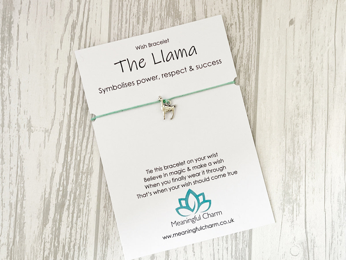 Spirit Animal Llama Wish Bracelet | Success Gift | Sacred Spirit