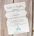 Growing Up Mother & Daughter Distance Crystal Bracelet Set