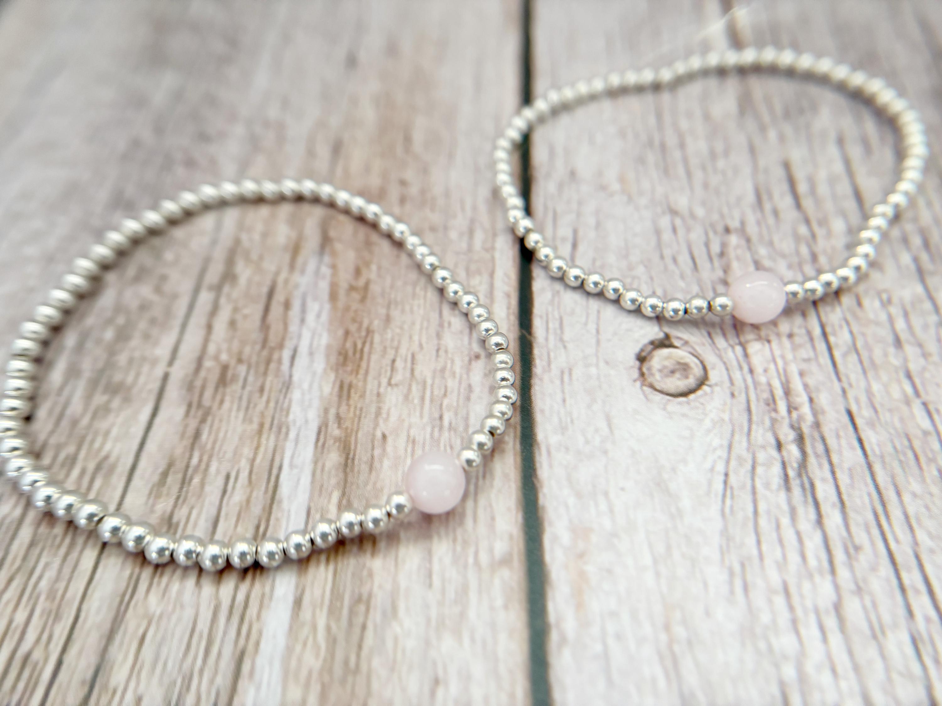 Growing Up Mother & Daughter Distance Crystal Bracelet Set