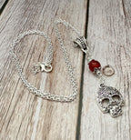 Dark Enchantments Crystal Skull Necklace | Gothic Pendant