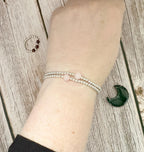 Growing Up Mother & Daughter Distance Crystal Bracelet Set