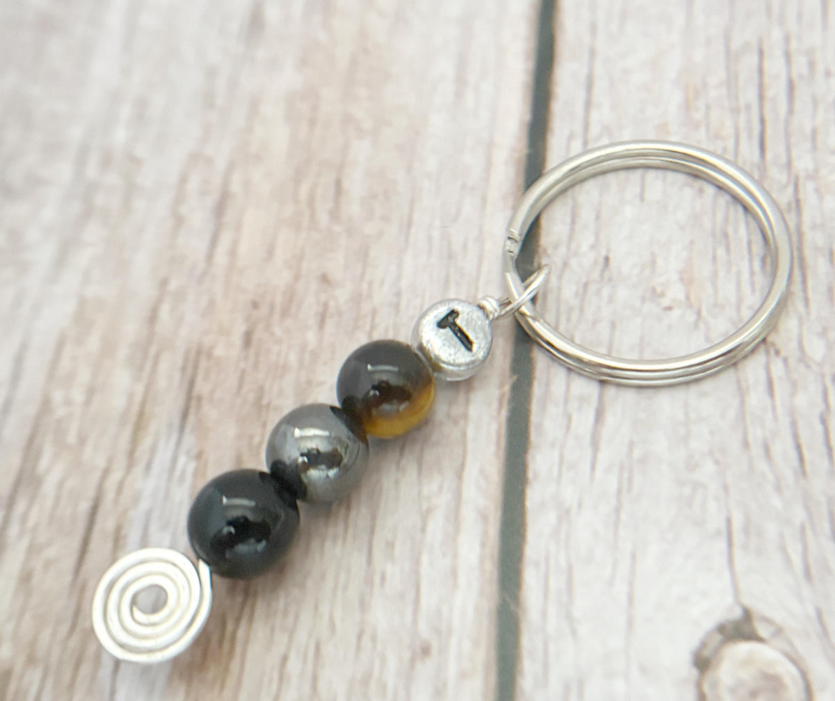 Soul Shield Keyring | Deflect Crystal Emotional Gifts | Strength Within