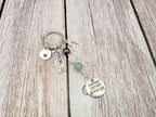 You Got This Keyring | Personalised Initial & Gemstone Motivational Support Gift