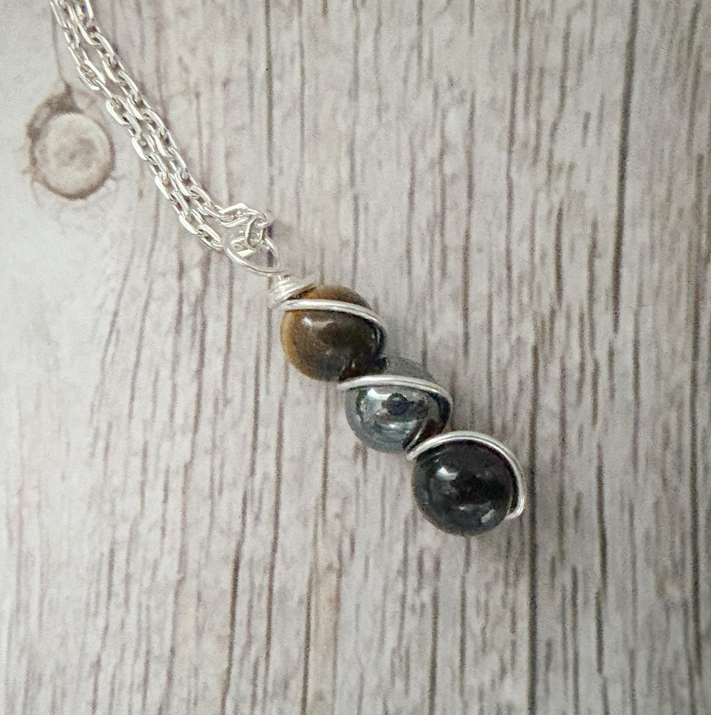Soul Shield Necklace | Deflect Crystal Emotional Gifts | Strength Within