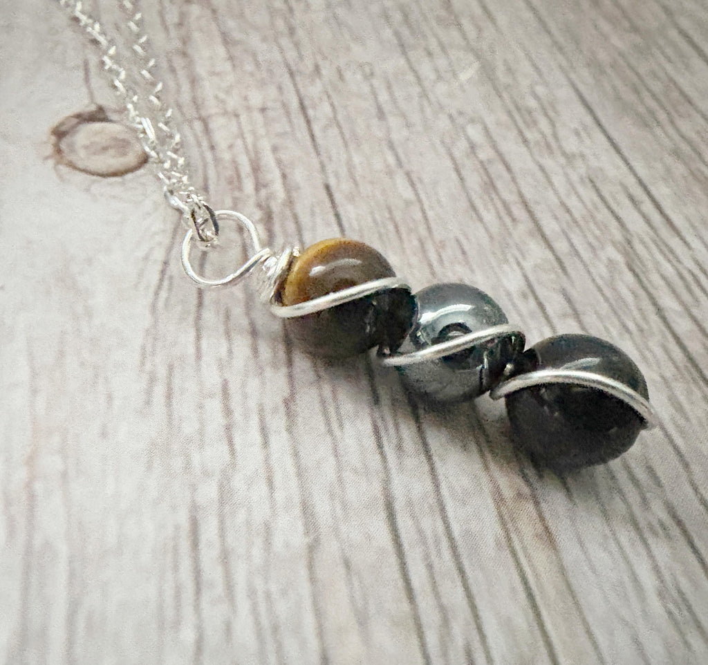 Soul Shield Necklace | Deflect Crystal Emotional Gifts | Strength Within
