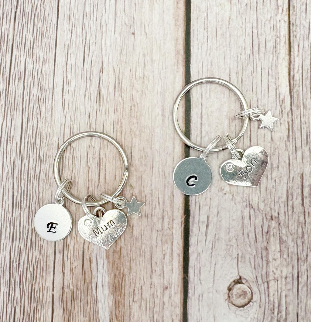 Mother and Son Matching Keyring Set, For My Mum