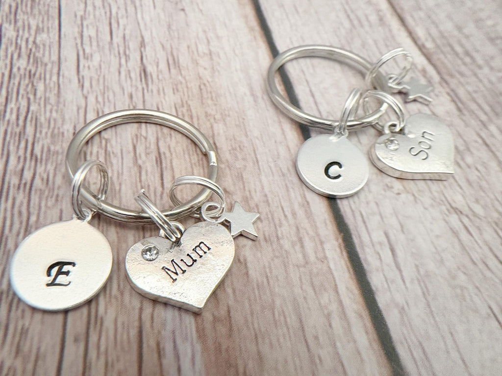 Mother and Son Matching Keyring Set, For My Mum