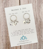Mother and Son Matching Keyring Set, For My Mum