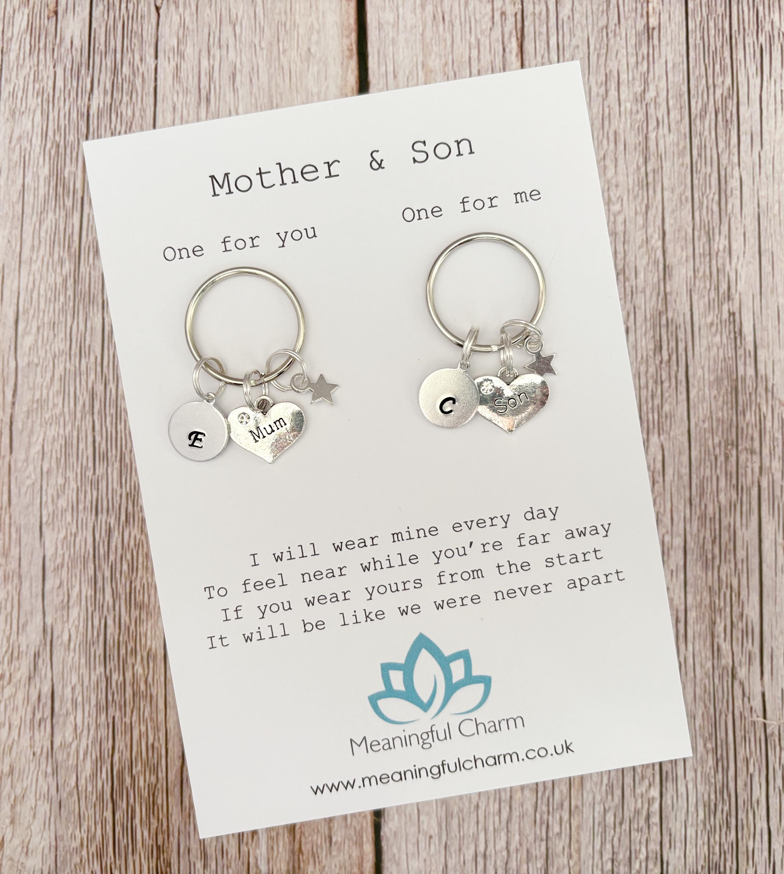 Mother and Son Matching Keyring Set, For My Mum
