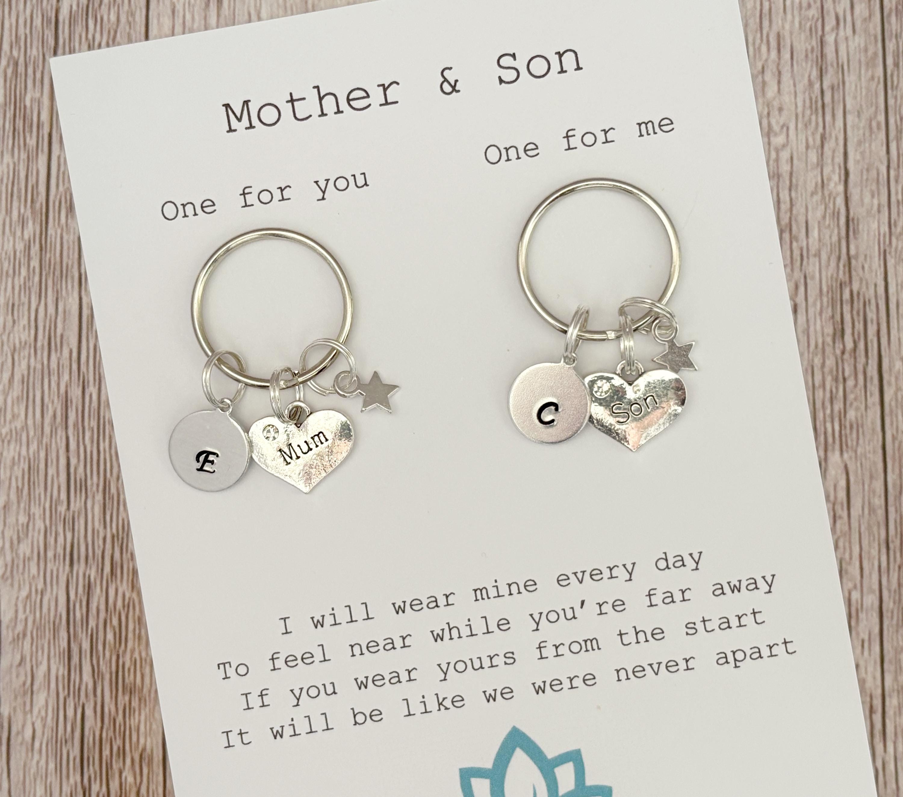 Mother and Son Matching Keyring Set, For My Mum