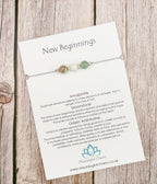 New Beginnings Crystal Bracelet | Adjustable Gemstone Gift