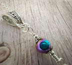 Written in the Stars | Crystal Moon & Sun Necklace | Silver Celestial Gemstone Pendant