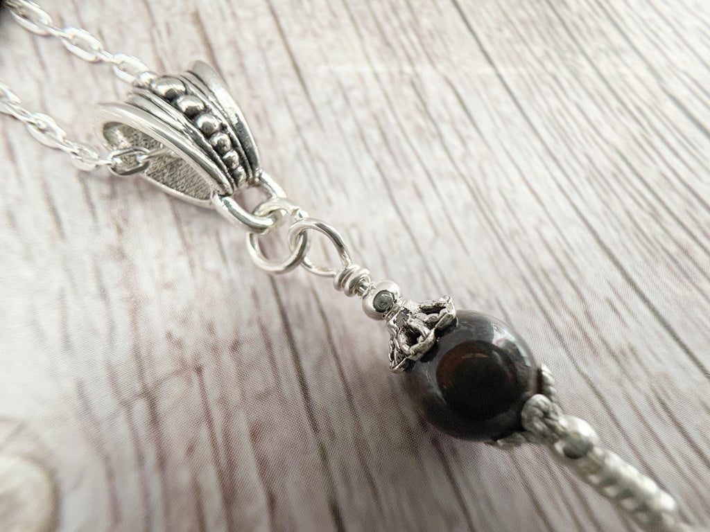 Dark Enchantments Crystal Moth Necklace | Gothic Pendant
