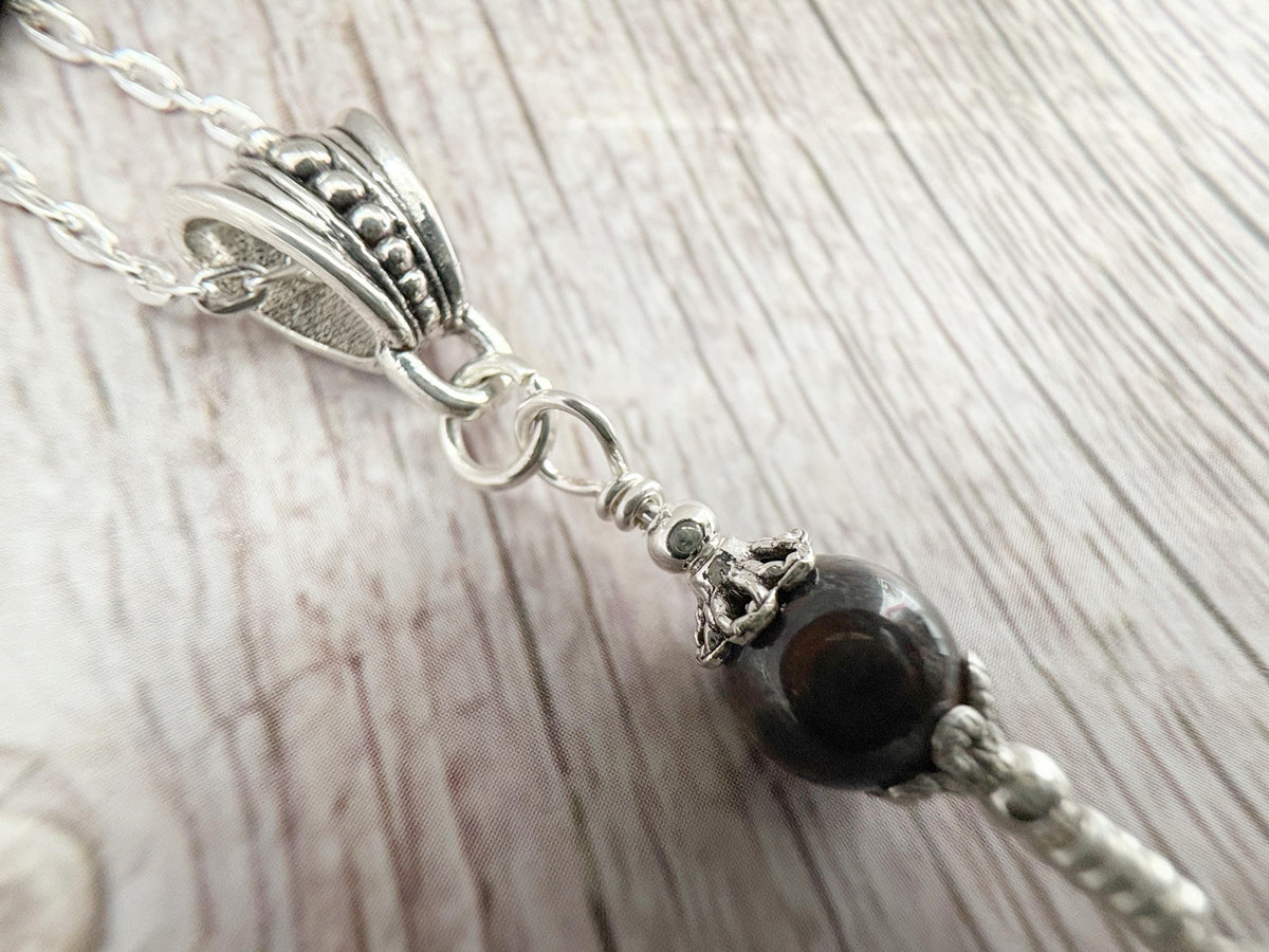 Dark Enchantments Crystal Moth Necklace | Gothic Pendant
