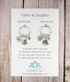 Father and Daughter Matching Keyring Set, For Your Hero
