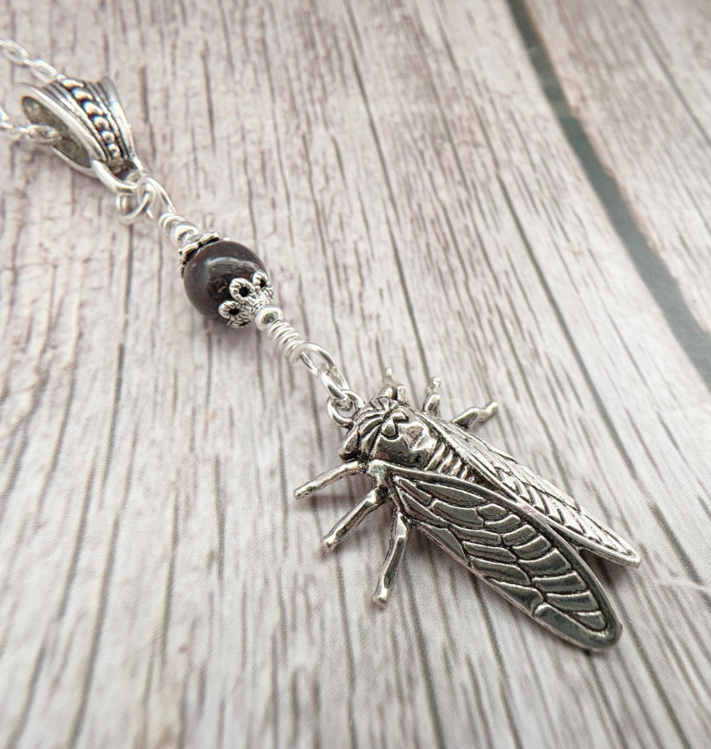 Dark Enchantments Crystal Moth Necklace | Gothic Pendant