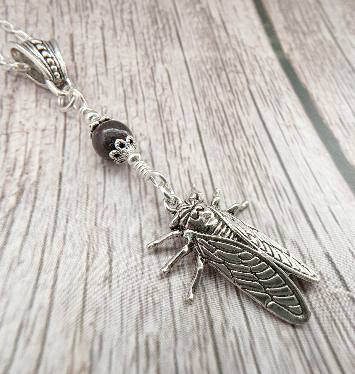 Dark Enchantments Crystal Moth Necklace | Gothic Pendant