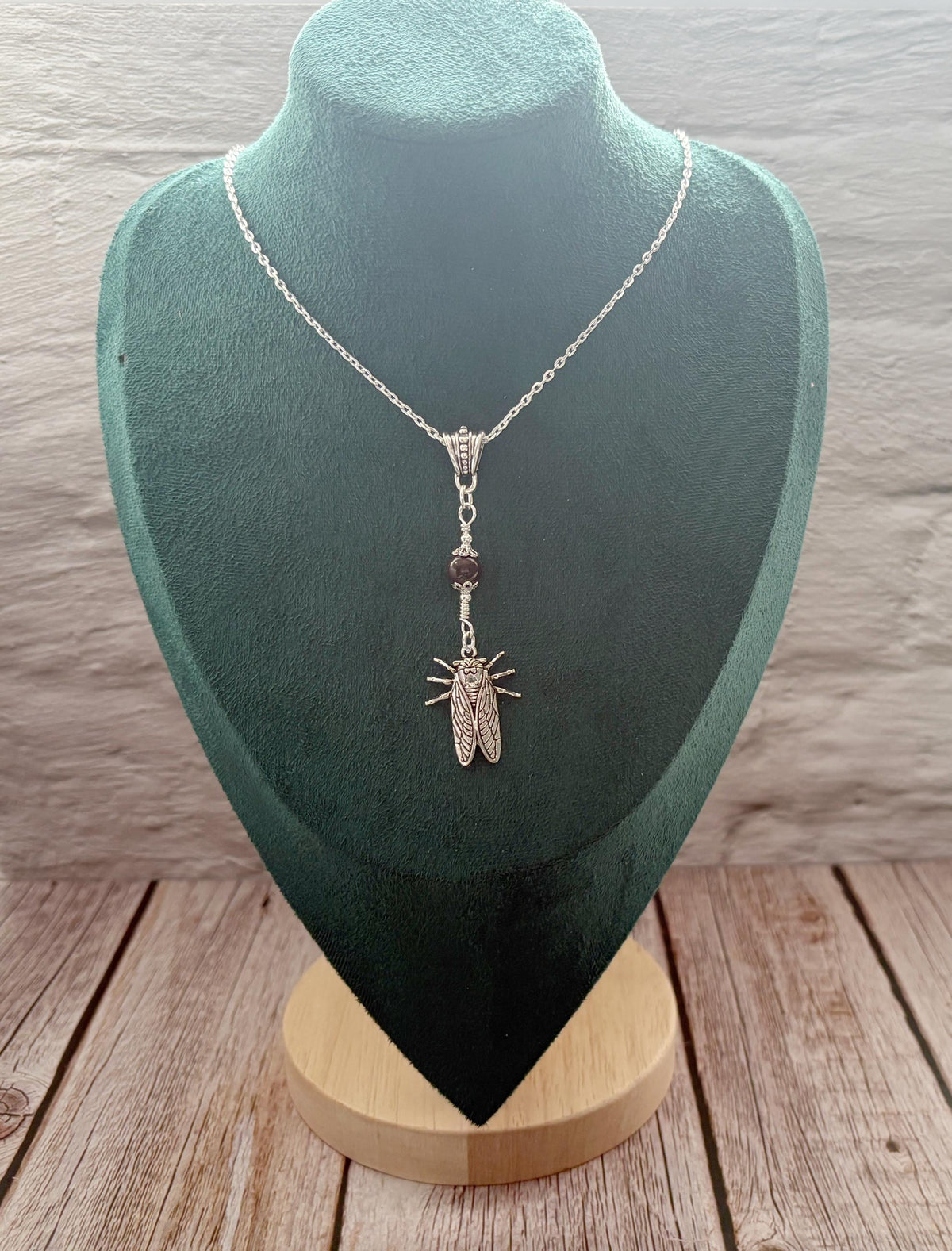 Dark Enchantments Crystal Moth Necklace | Gothic Pendant