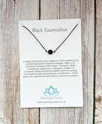 Soul Shield | Black Tourmaline Choker | Deflect Crystal Emotional Gifts | Strength Within