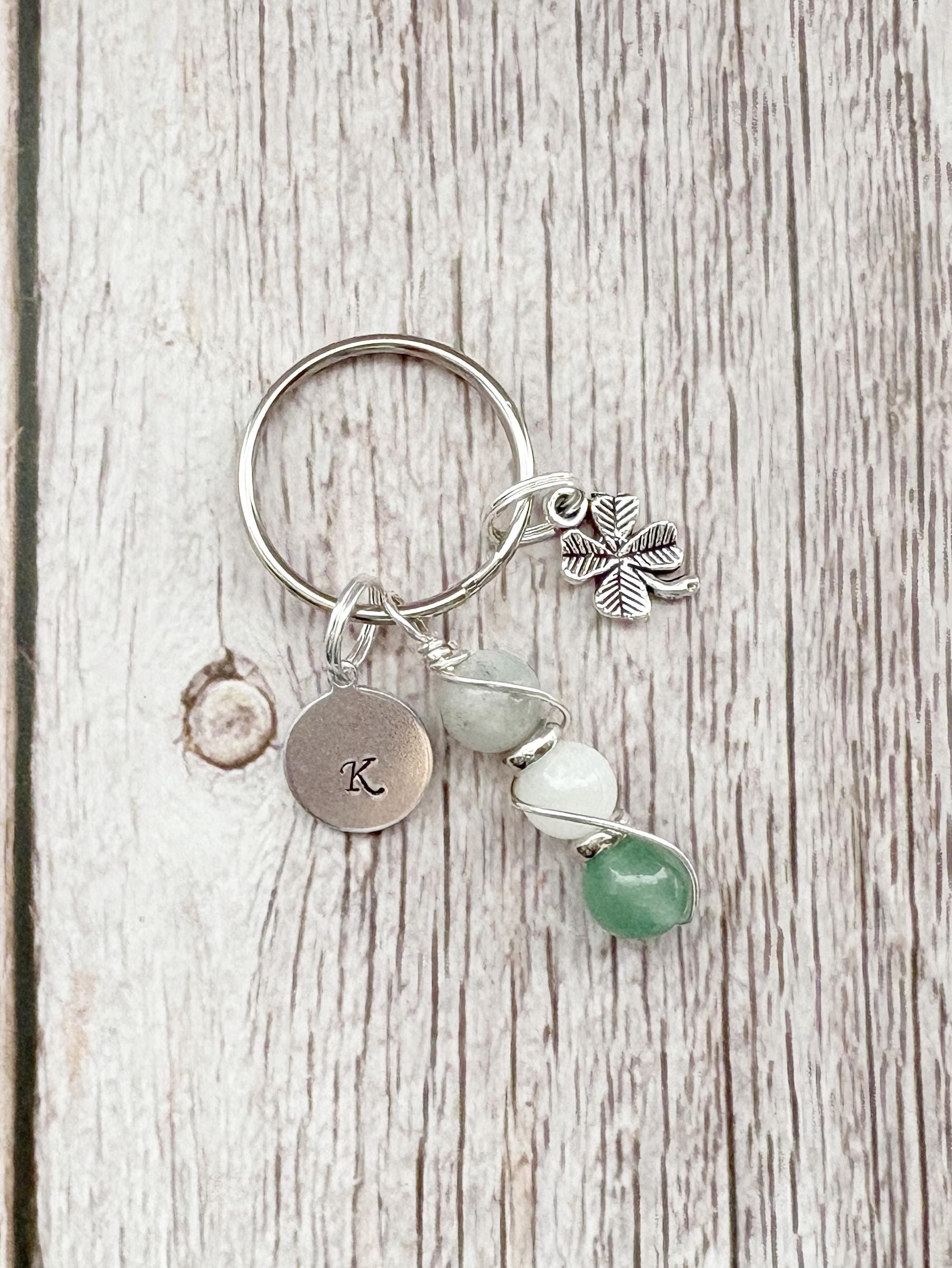 Personalised New Beginnings Crystal Keyring | Build Your Own Good Luck Gift
