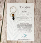 Soul Shield Keyring | Build Your Own | Personalised Crystal Emotional Gift | Strength Within