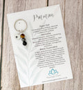 Soul Shield Keyring | Build Your Own | Personalised Crystal Emotional Gift | Strength Within