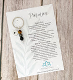 Soul Shield Keyring | Build Your Own | Personalised Crystal Emotional Gift | Strength Within