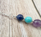 Safe Travels Tractor Mirror Charm | Crystal Rear View Charm Gift