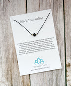 Soul Shield | Black Tourmaline Choker | Deflect Crystal Emotional Gifts | Strength Within