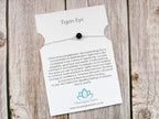 Tigers Eye Bracelet or Anklet | Crystal Dainty Chain | Dream & Believe