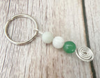 Personalised New Beginnings Crystal Keyring | Good Luck Charm Gift