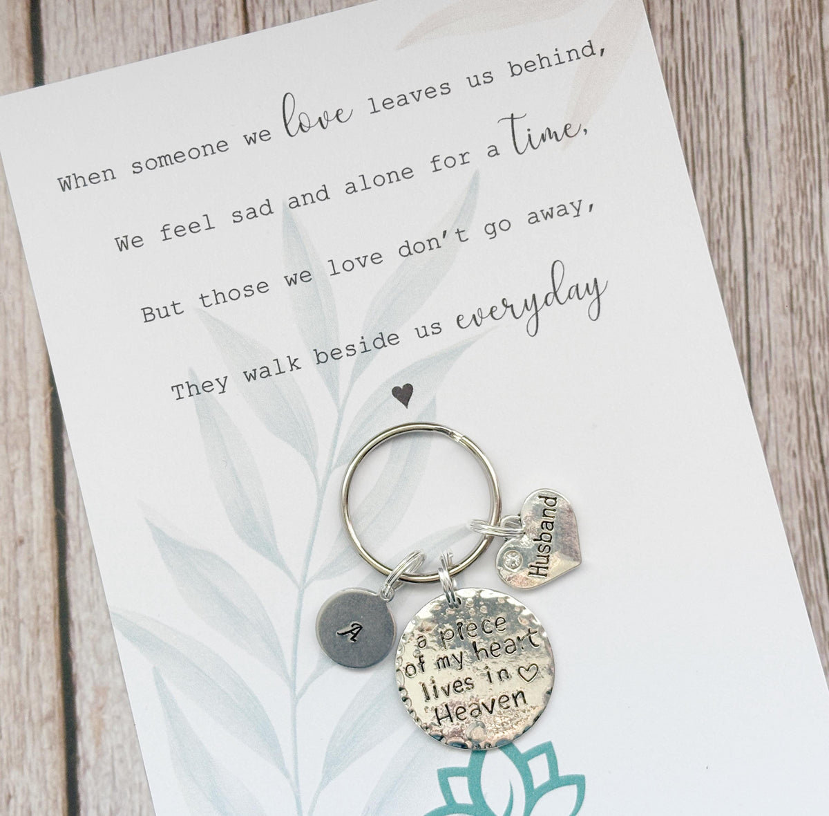 Relationship Memorial Keyring | Grief Gift | Personalised Keepsake