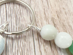 Personalised New Beginnings Crystal Keyring | Good Luck Charm Gift