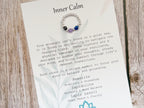 Sterling Silver Inner Calm Crystal Ring for the change | Balance, Grounding and Resilience Gifts