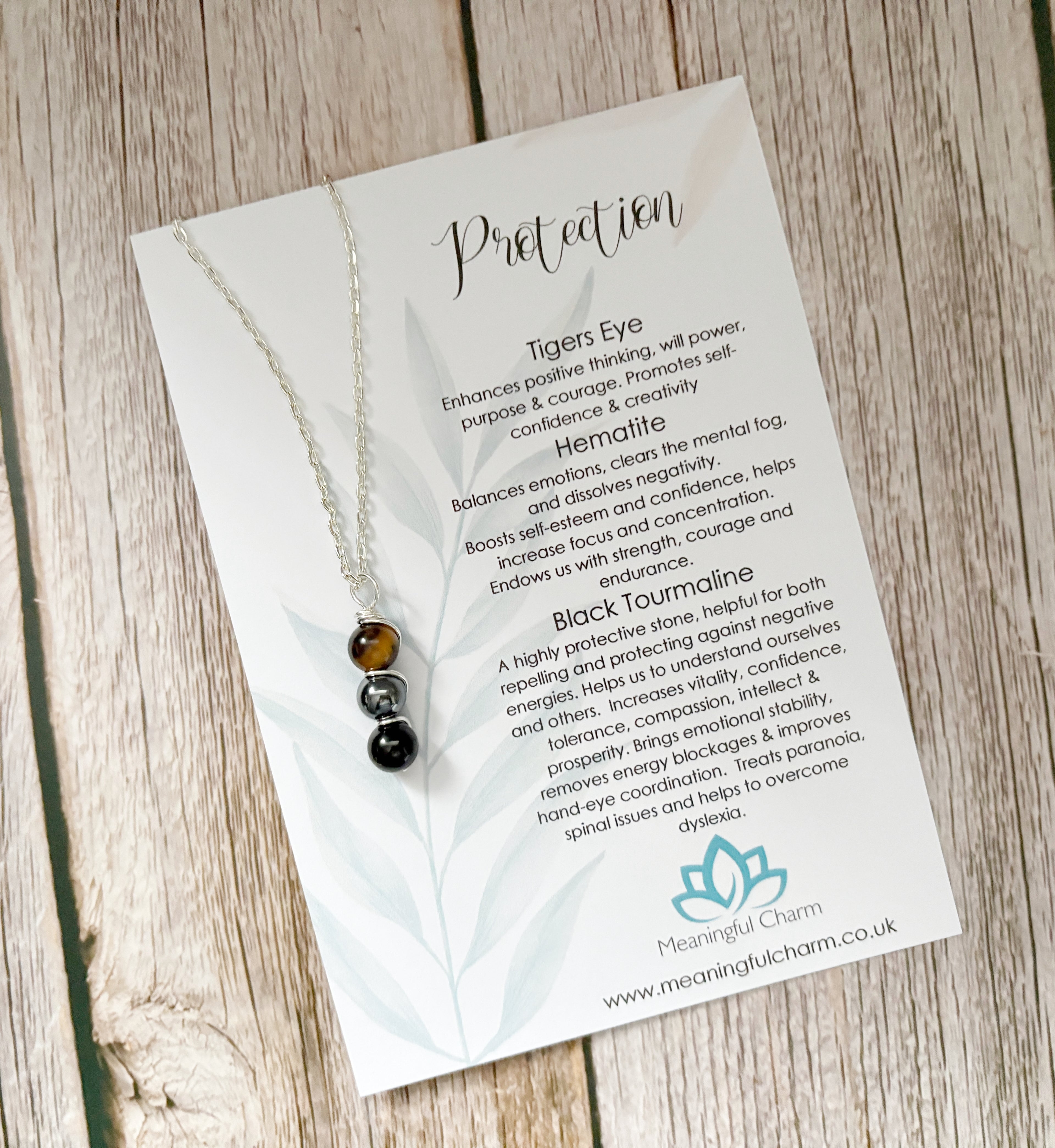 Still Waters | Protection Crystal Necklace | Strength Within