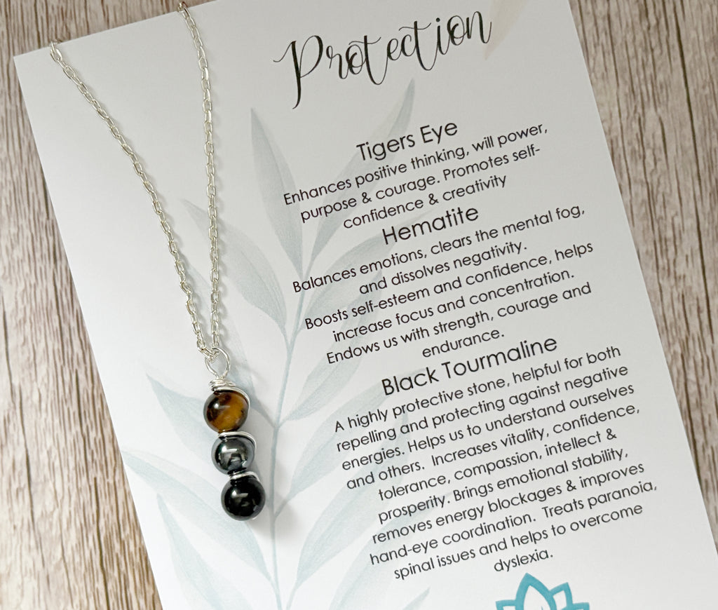Still Waters | Protection Crystal Necklace | Strength Within