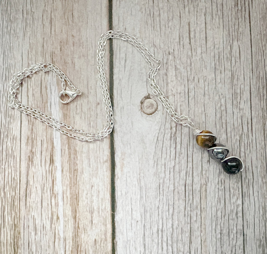 Still Waters | Protection Crystal Necklace | Strength Within