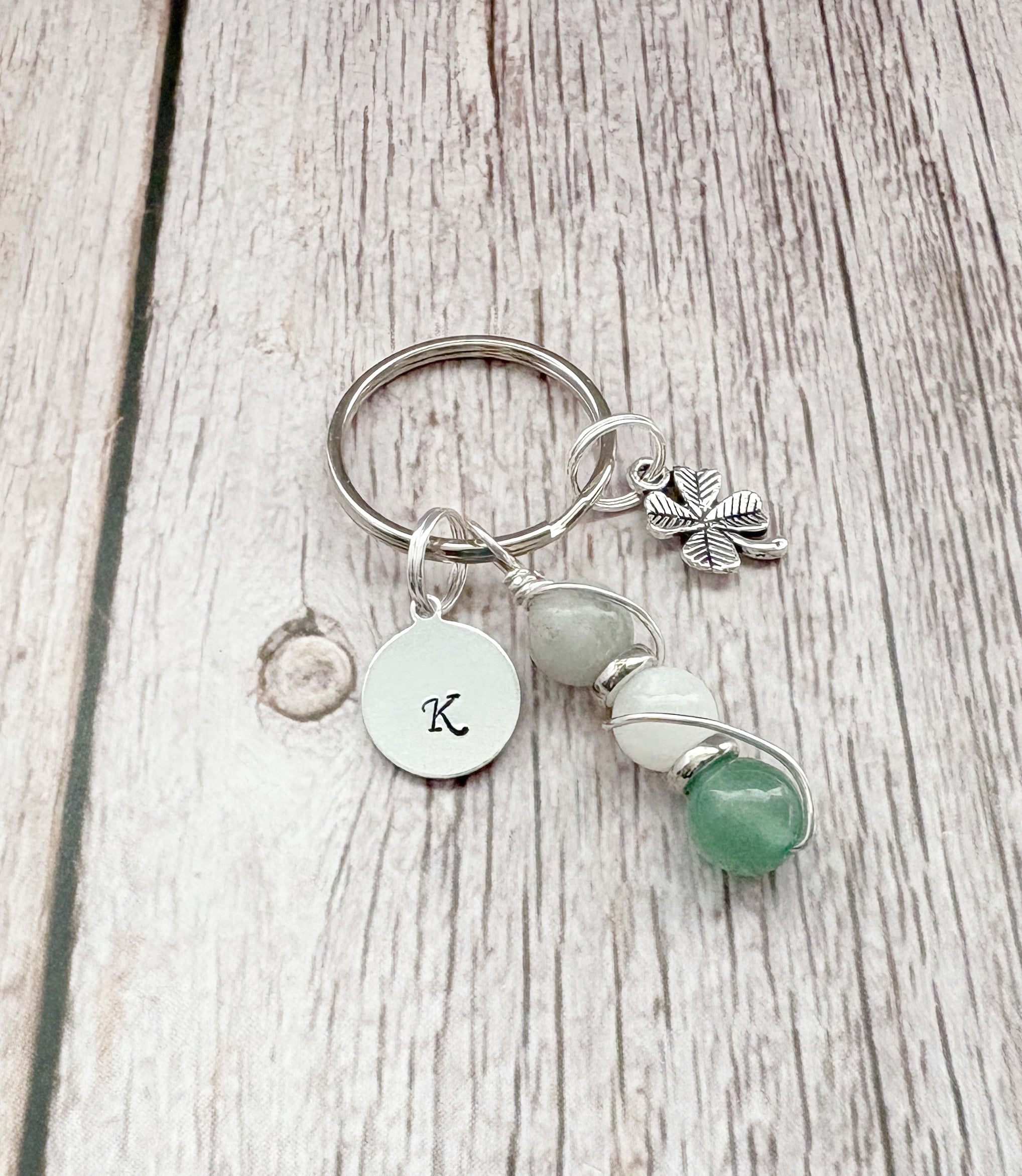 Personalised New Beginnings Crystal Keyring | Build Your Own Good Luck Gift