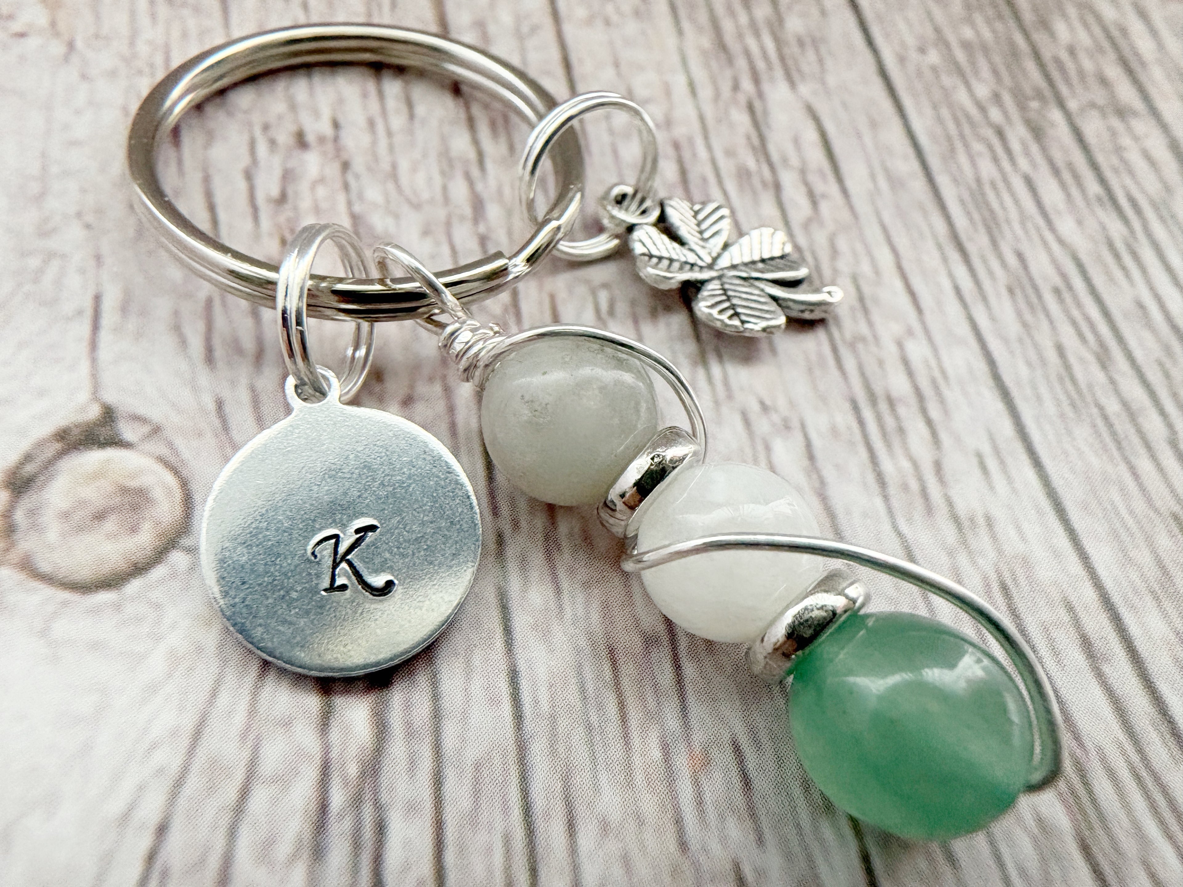 Personalised New Beginnings Crystal Keyring | Build Your Own Good Luck Gift