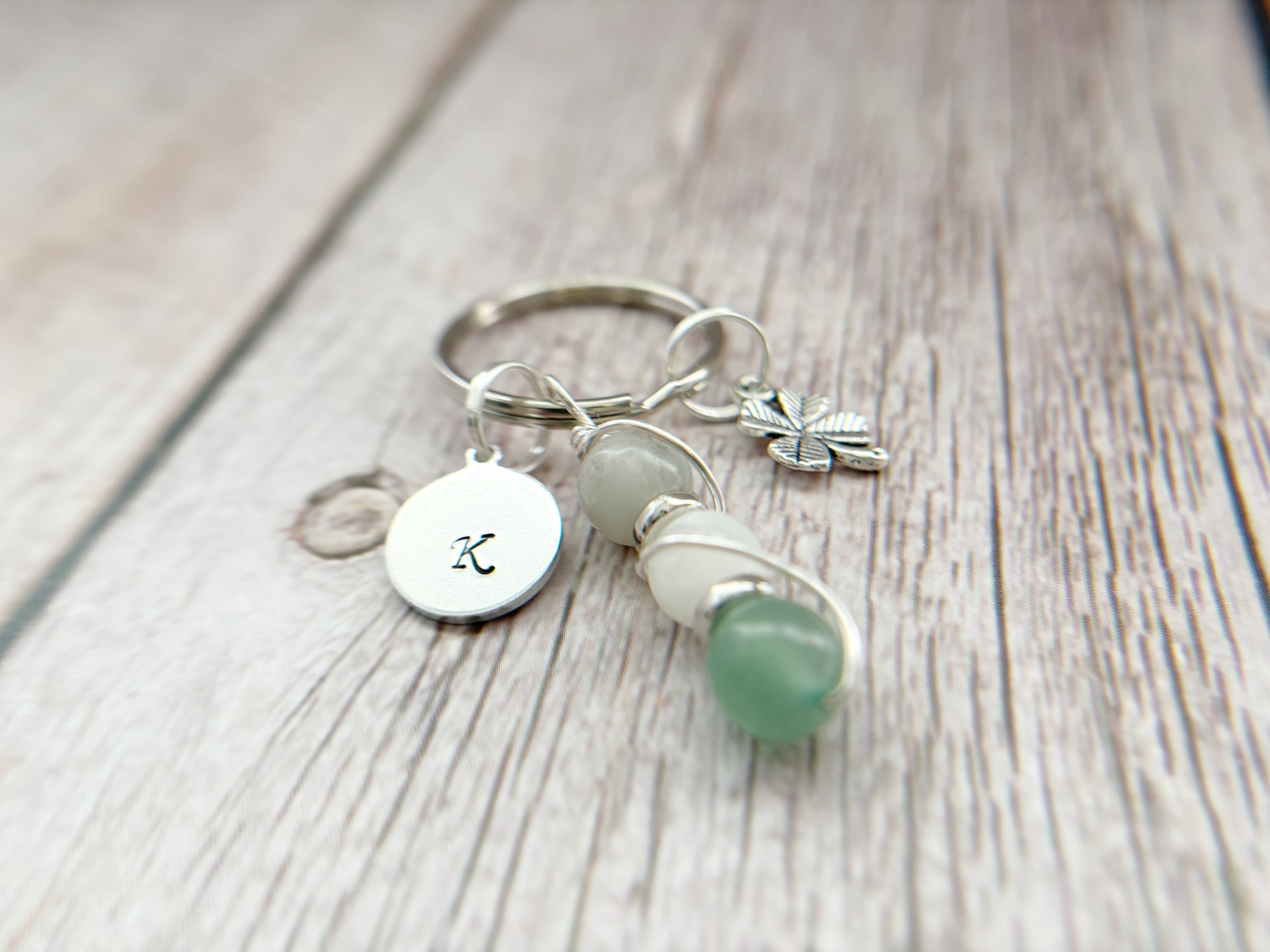 Personalised New Beginnings Crystal Keyring | Build Your Own Good Luck Gift