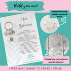 Personalised New Beginnings Crystal Keyring | Build Your Own Good Luck Gift