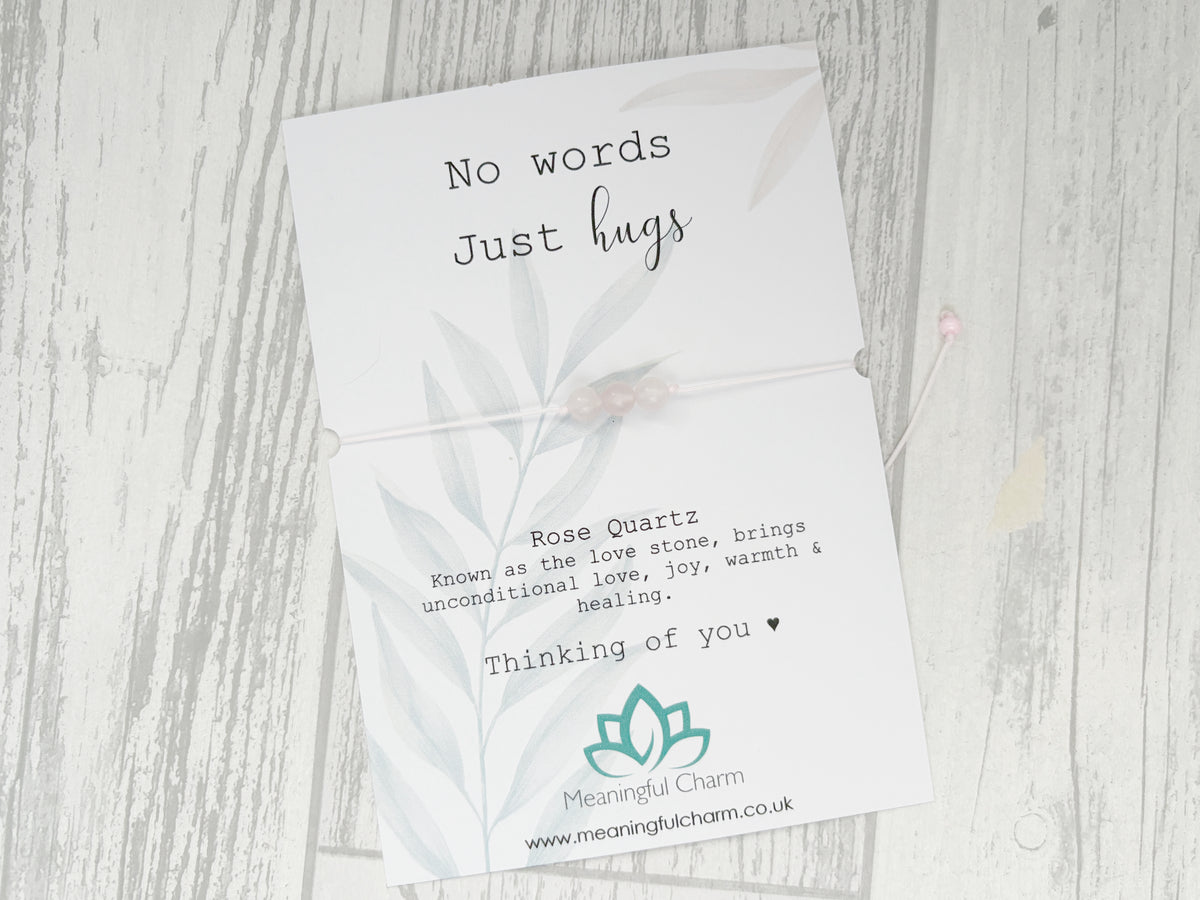 Hold On | Rose Quartz Sympathy Gift Box | Bereavement & Grief Gift | Sent Direct