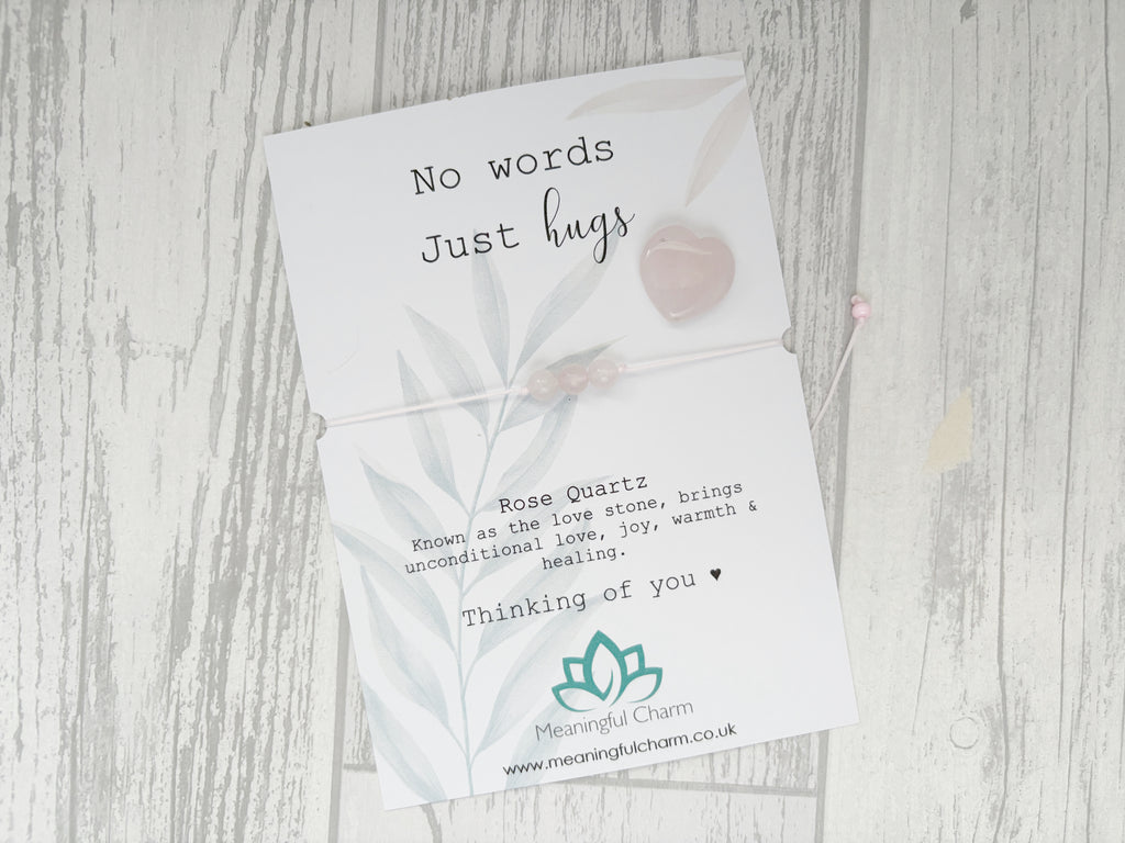 Hold On | Rose Quartz Sympathy Gift Box | Bereavement & Grief Gift | Sent Direct