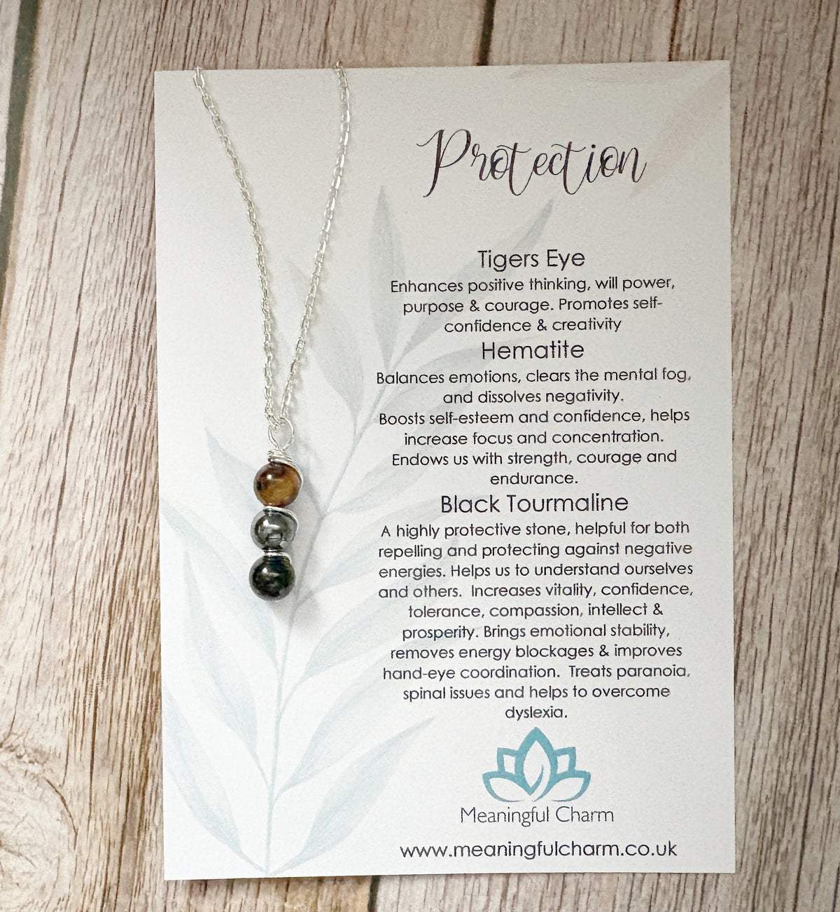 Still Waters | Protection Crystal Necklace | Strength Within