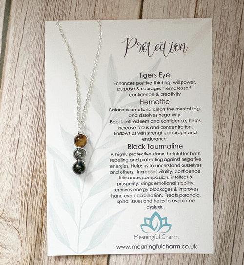 Still Waters | Protection Crystal Necklace | Strength Within
