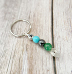 Personalised Safe Travels Crystal Keychain | Good Luck Travelling Companion Gift